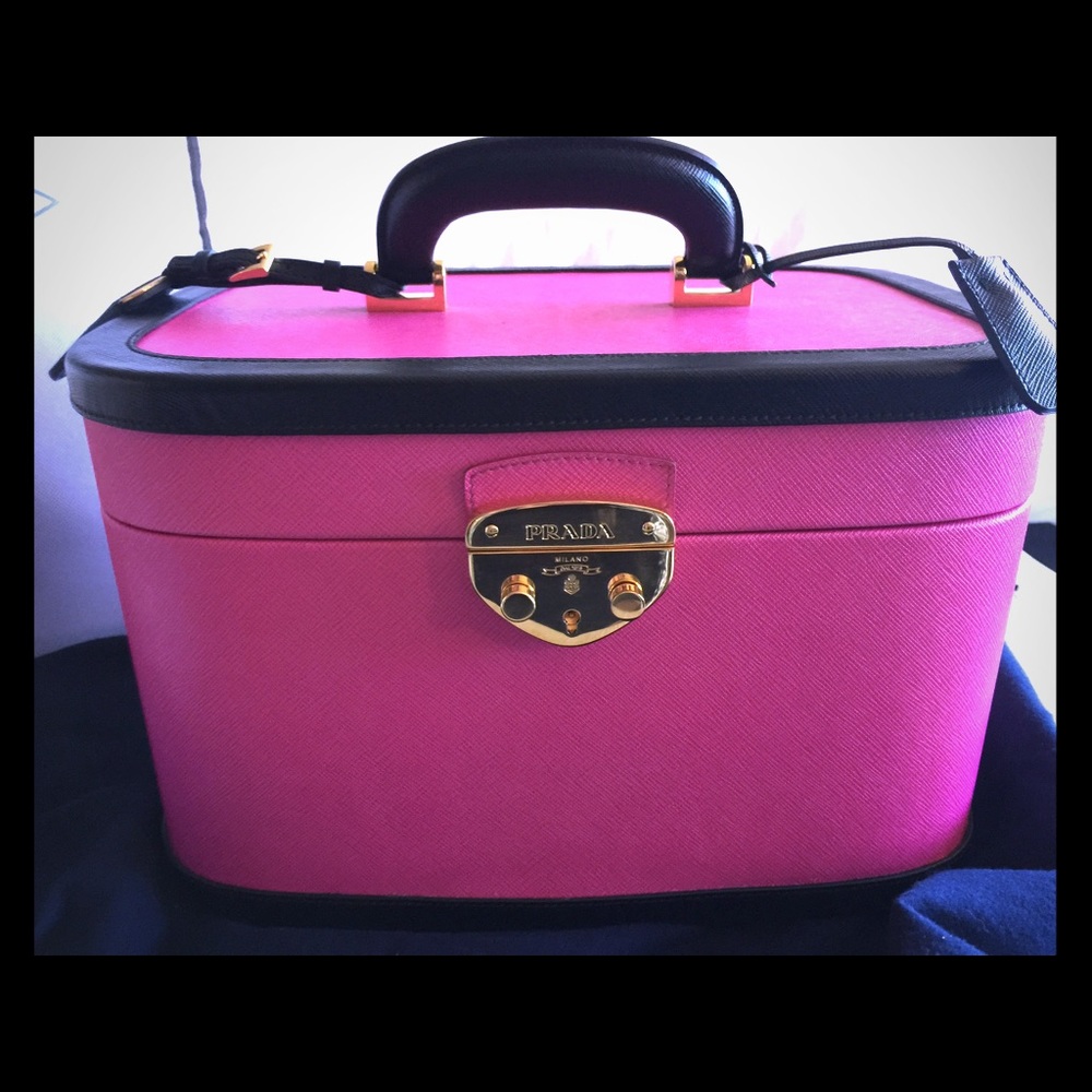 PRADA makeup jewelry /train case NWT 💯 authentic