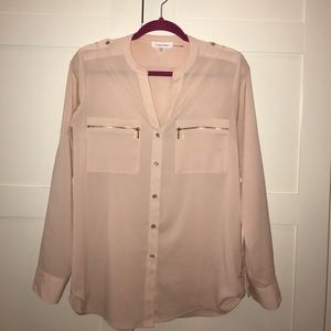 Calvin Klein Blouse- Blush Pink
