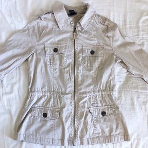 Wet Seal Light Beige Utility Jacket BRAND NEW