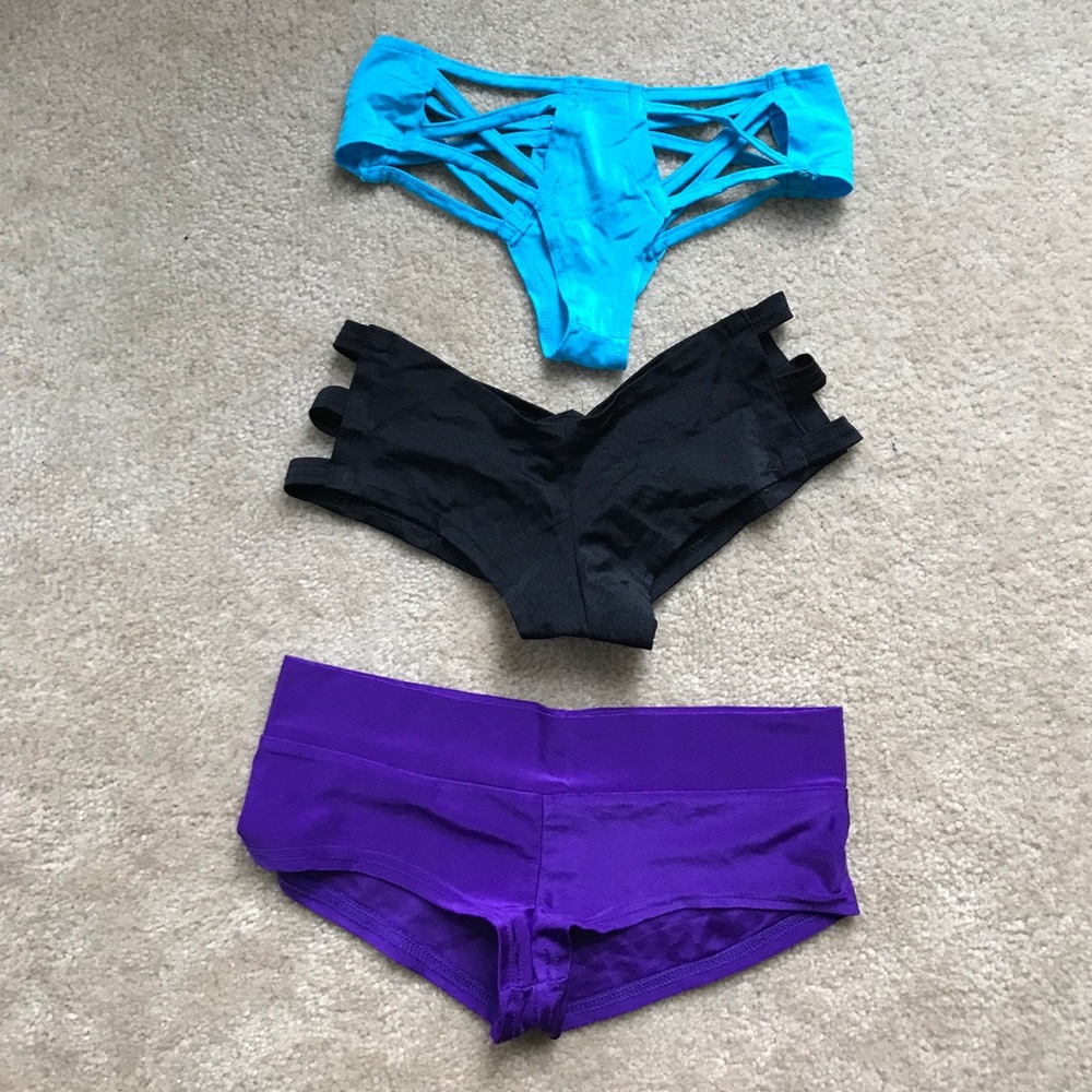 Lot iHeartRaves Booty Shorts 3 Total