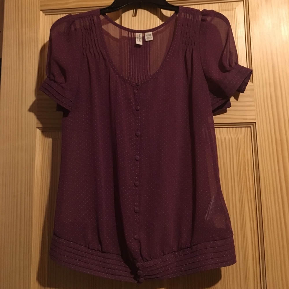 Purple blouse size XS