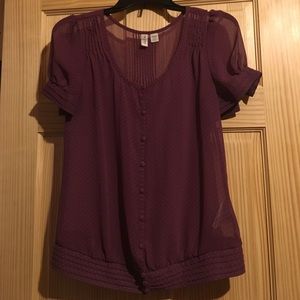 Purple blouse size XS