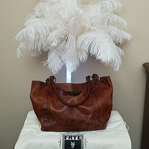 Frye melissa cognac shoulder bag