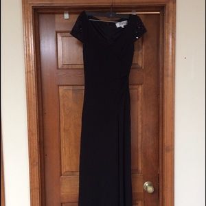 Floor length Badgley Mischka gown