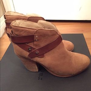 Rag and Bone Camel Harrow Bootie 37.5/7.5