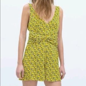 Zara yellow romper