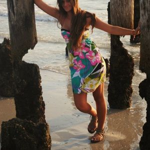 Roxy strapless dress!