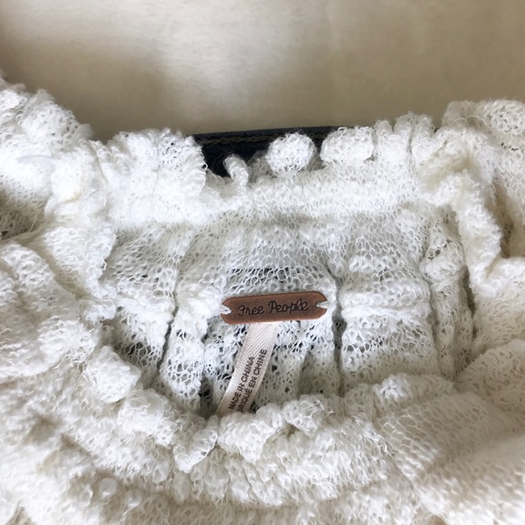 • Free People Off the Shoulders Top • - Picture 3 of 7