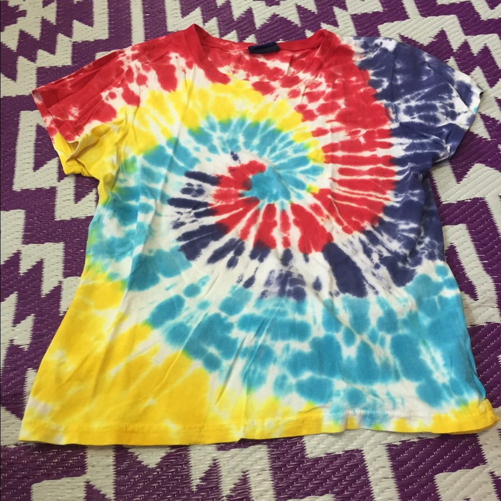 Women's tie dye short sleeve t shirt Sz Sm