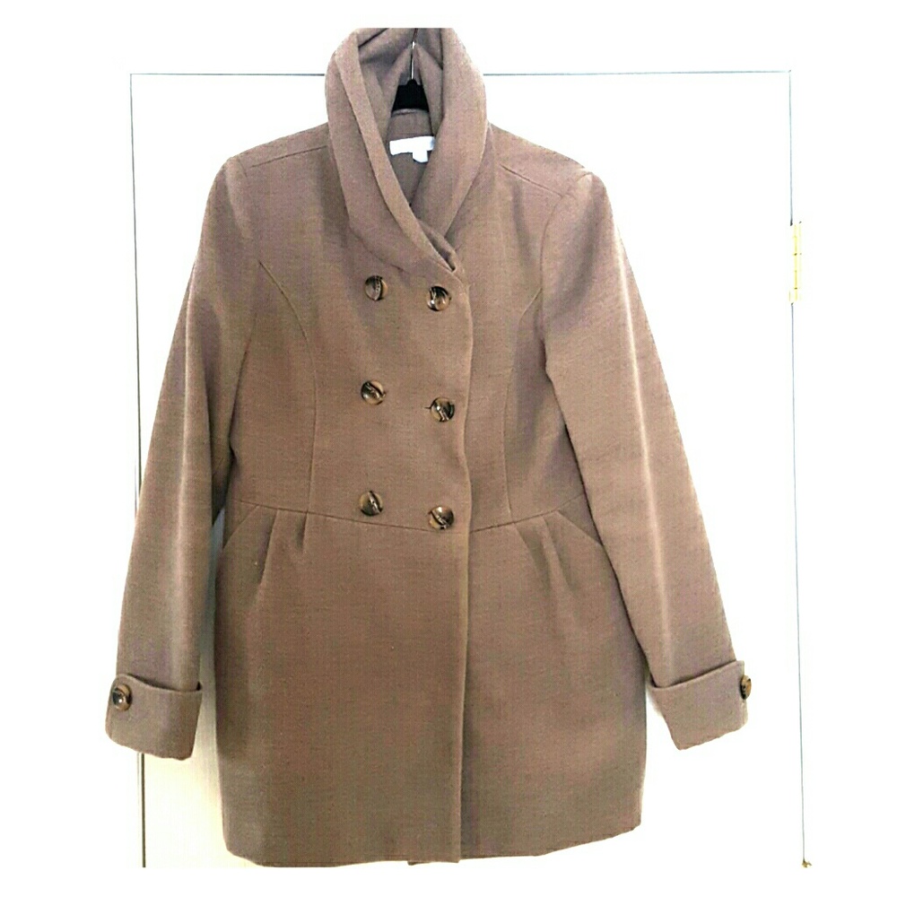 Shawl collar winter coat
