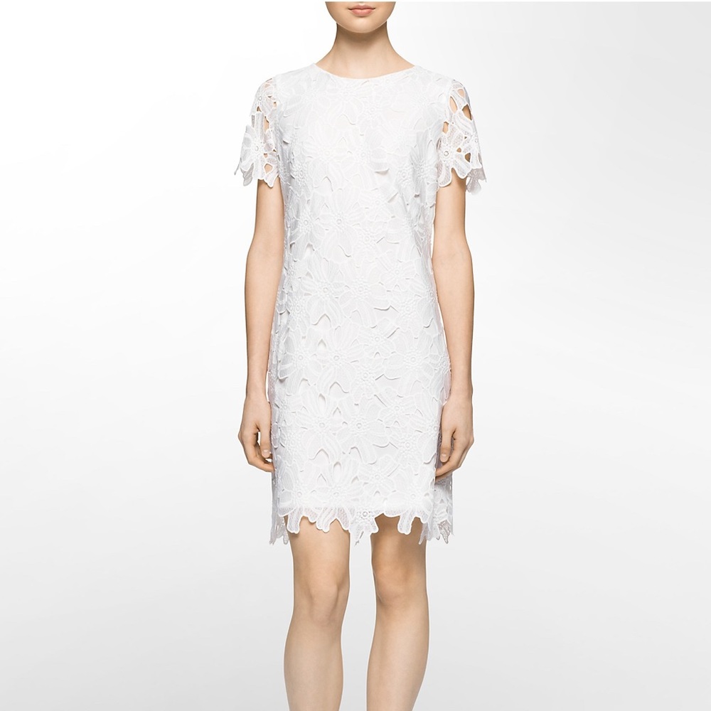 Calvin Klein white dress
