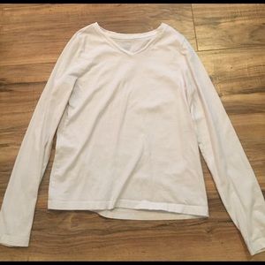 Plain white long sleeve