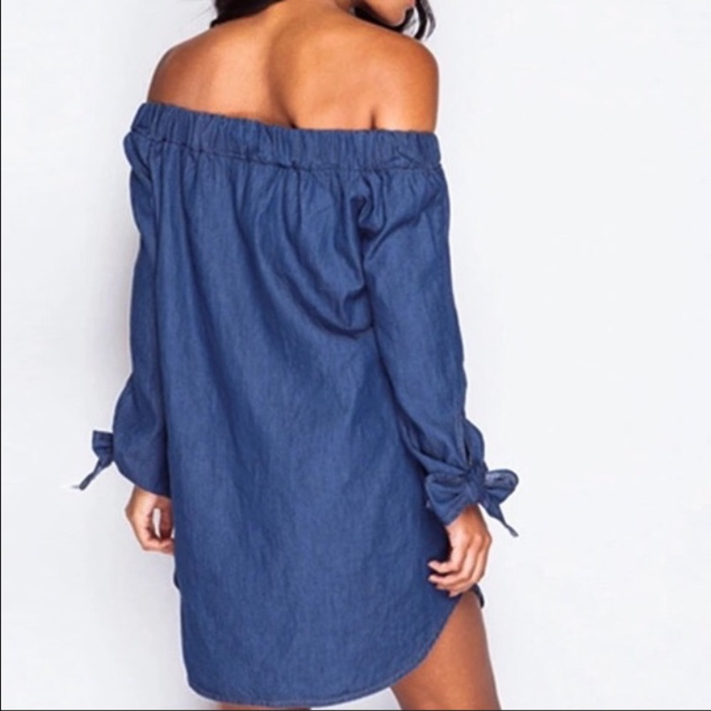 Cotton open shoulder shirt - Picture 2 of 4