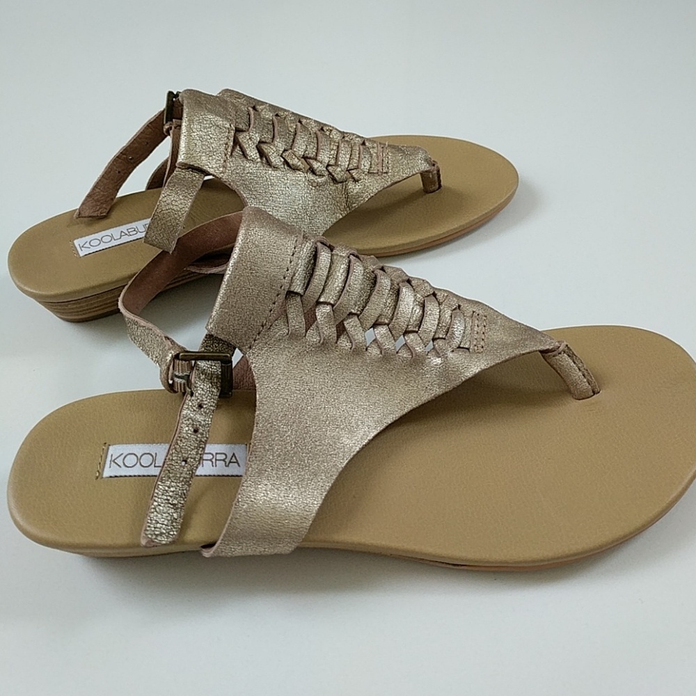 Koolaburra gold sandals size 7