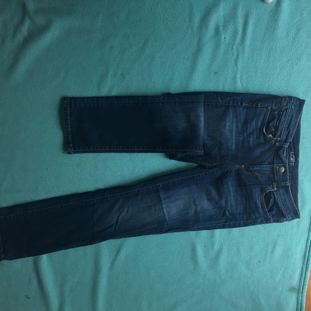 Ann Taylor Loft straight leg 27p