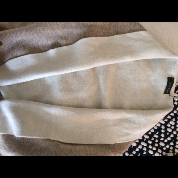 Nordstrom Brand Love Token Tan & Cream Sweater xs - Picture 4 of 4