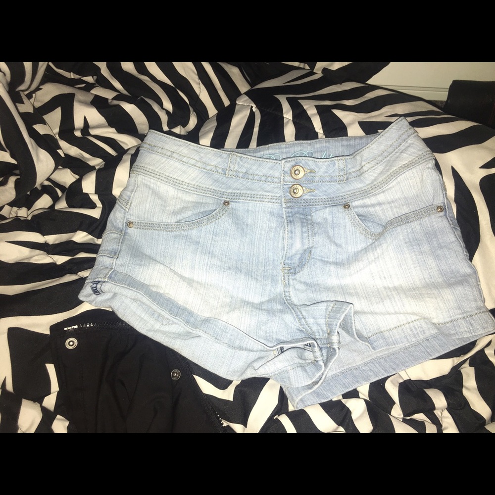 Light blue jean shirts