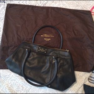 Kate Spade medium black tote bag