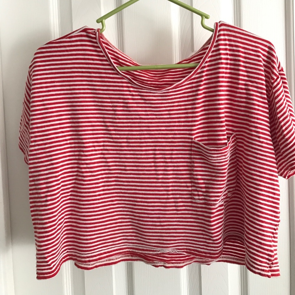 Striped Crop Top