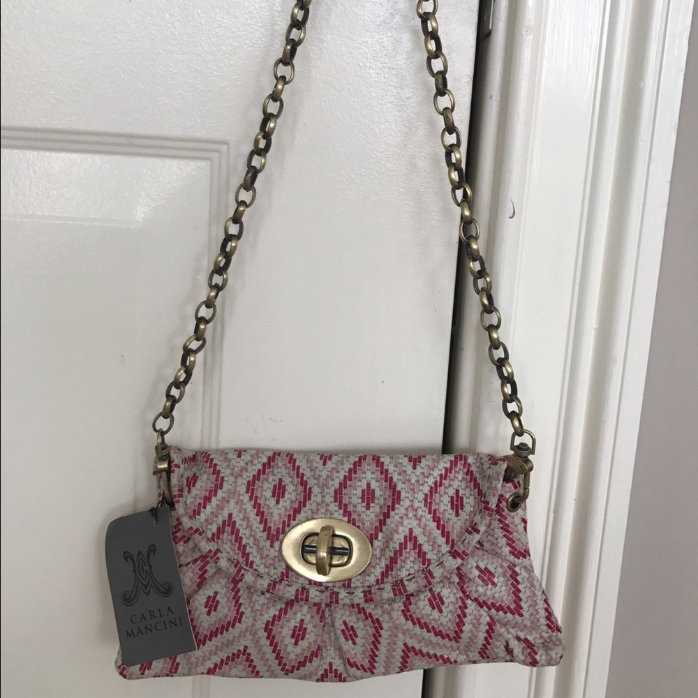 Carla Mancini rose killing night bag