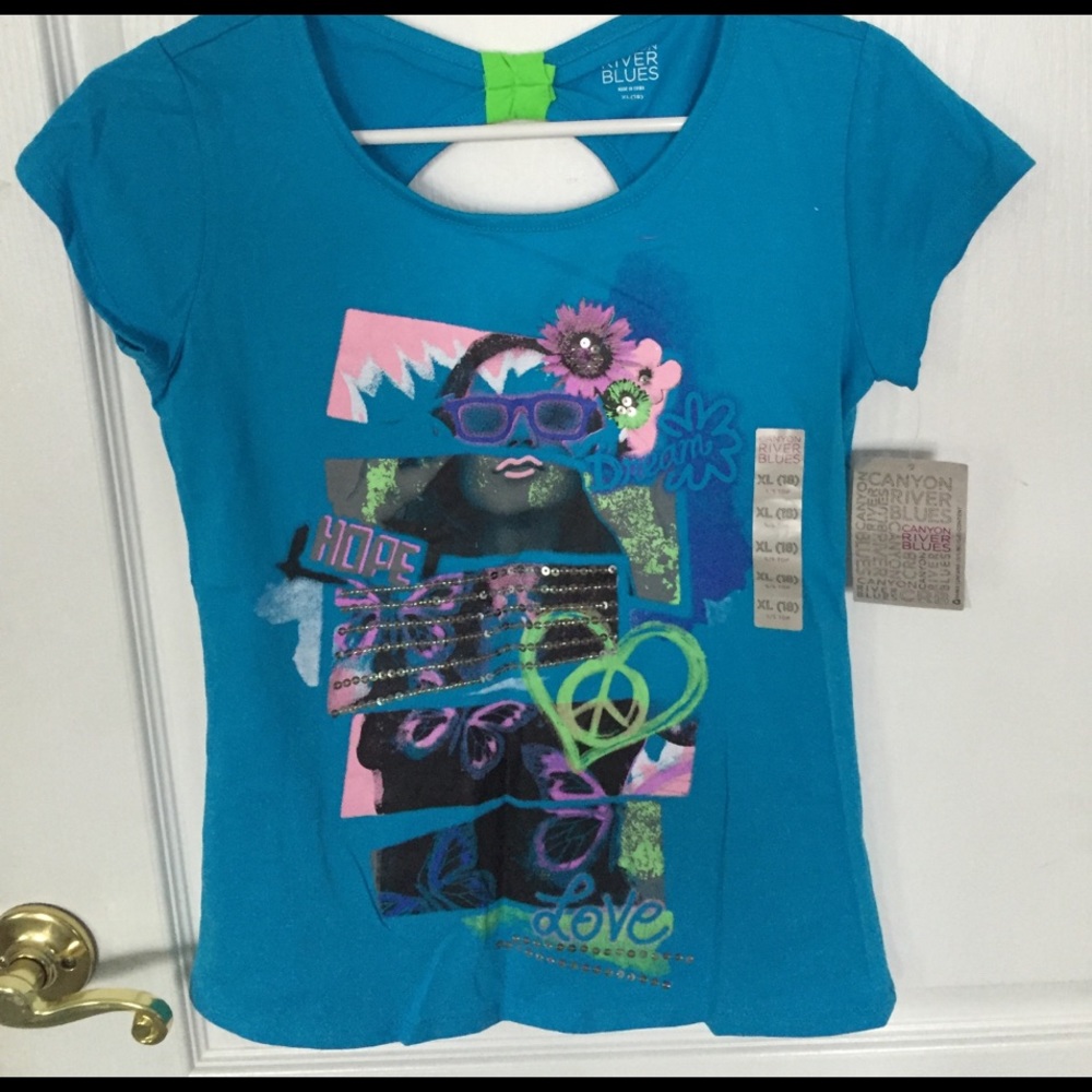 Girls S/S Top Size 18