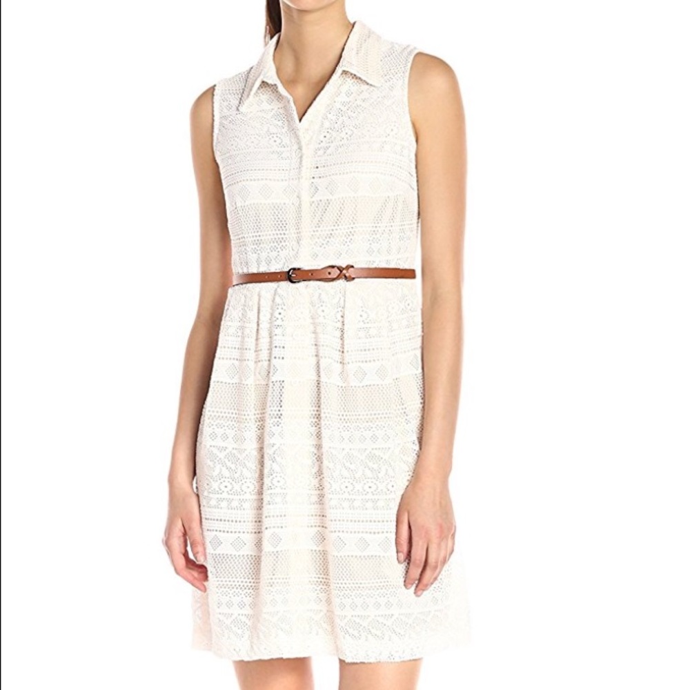Donna Rocco New York white crochet dress