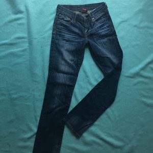 Lucky brand jeans size 25 waist