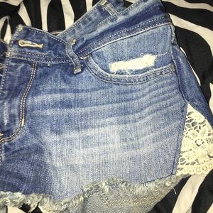 Hollister jean shorts