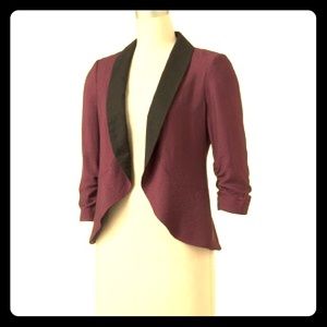 LC Lauren Conrad Purple and Black Blazer