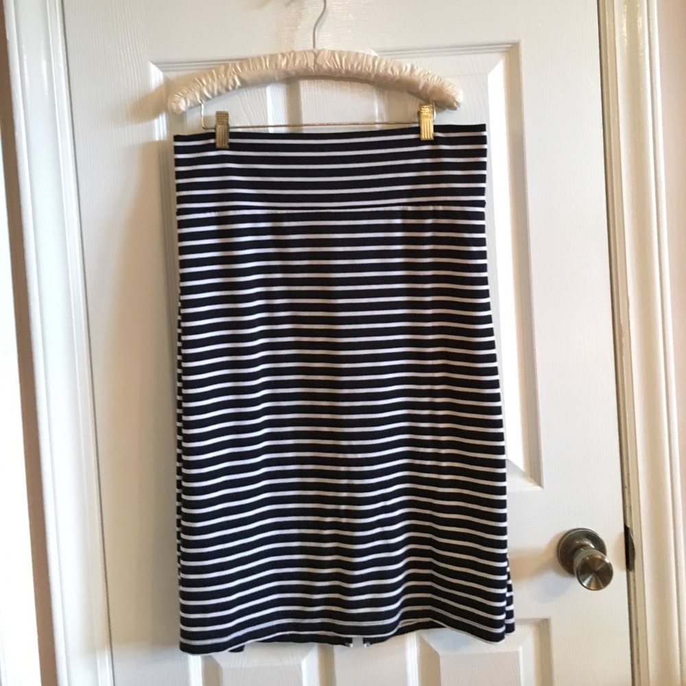 Striped midi skirt 4X