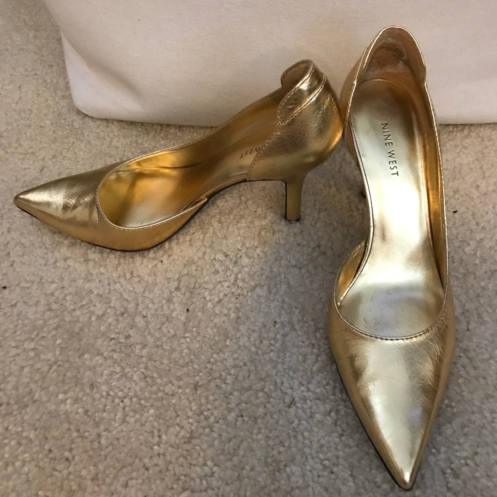 Gold heels