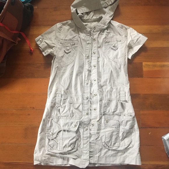 Military-inspired jacket with hood - Picture 2 of 5