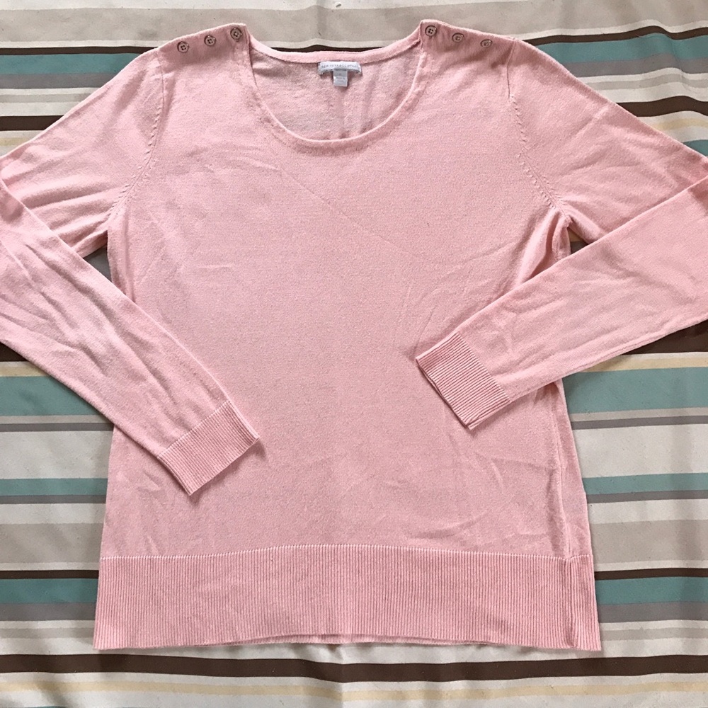 New York & Company pink sweater size XL