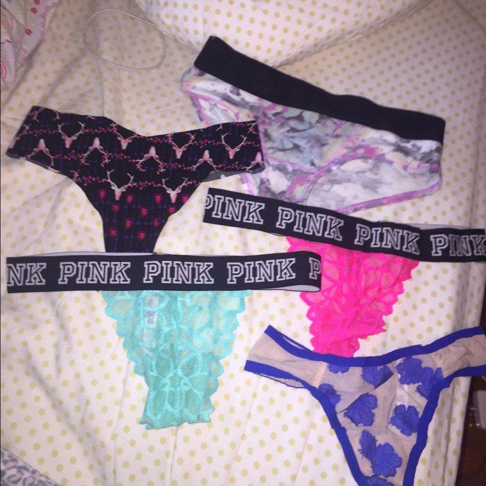 VS pink underwear bundle.