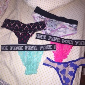 VS pink underwear bundle.