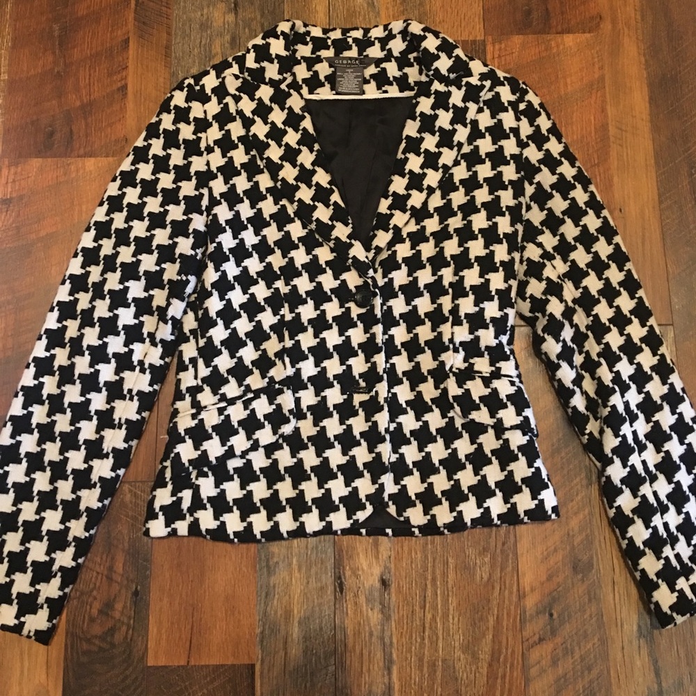 Houndstooth jacket