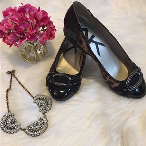 ANNE KLEINE Leopard wedges size 7.5