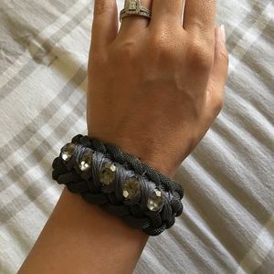 Banana republic metal woven bracelet