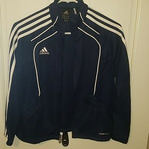 Adidas navy blue jacket size S