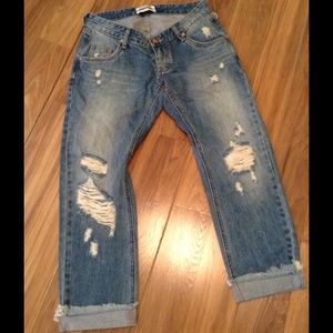 Lonely Boy Distressed Jeans - Blue Buoy