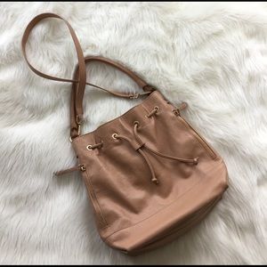 Leather Bucket Bag