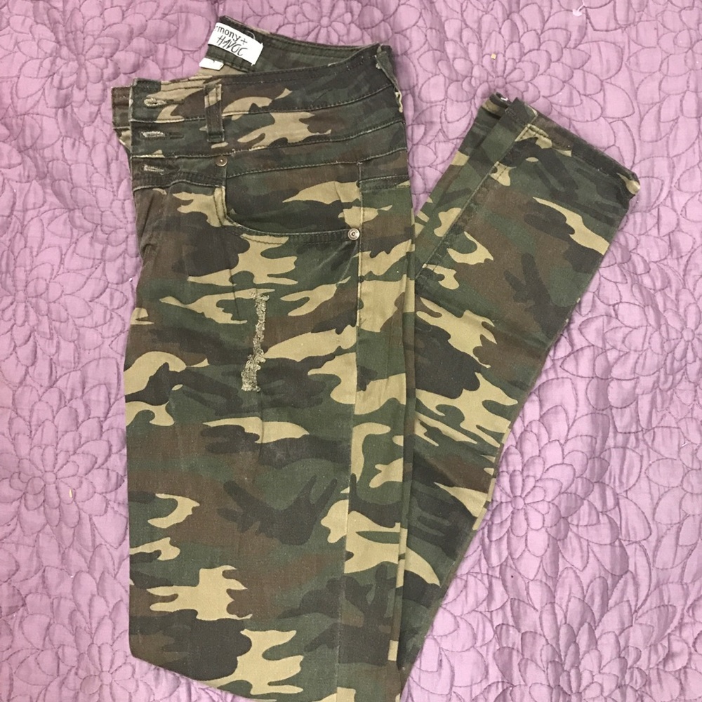 Camo Skinny Jeans