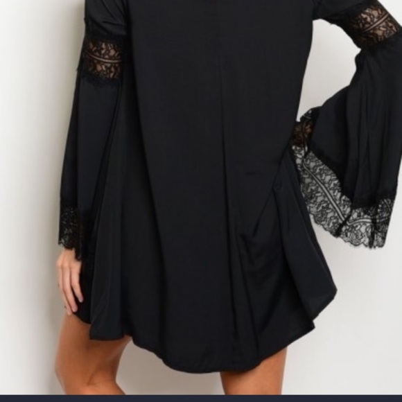 Blush Noir Black Lace Dress - Picture 2 of 3