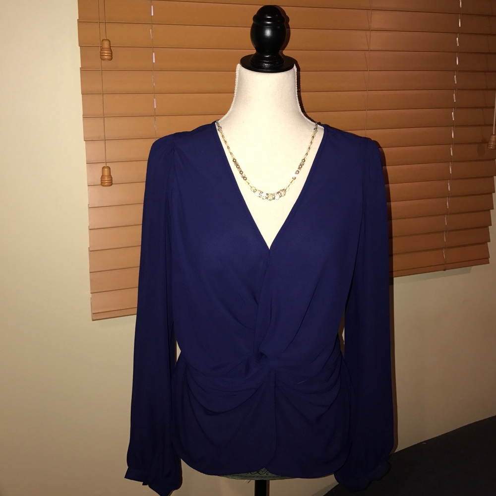 Navy blue blouse
