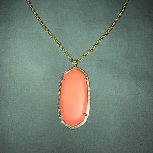 Coral Kendra Scott necklace