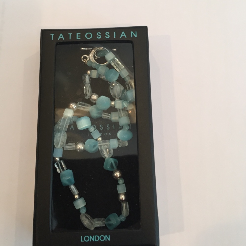 Tateossian light blue beaded necklace - Picture 3 of 3