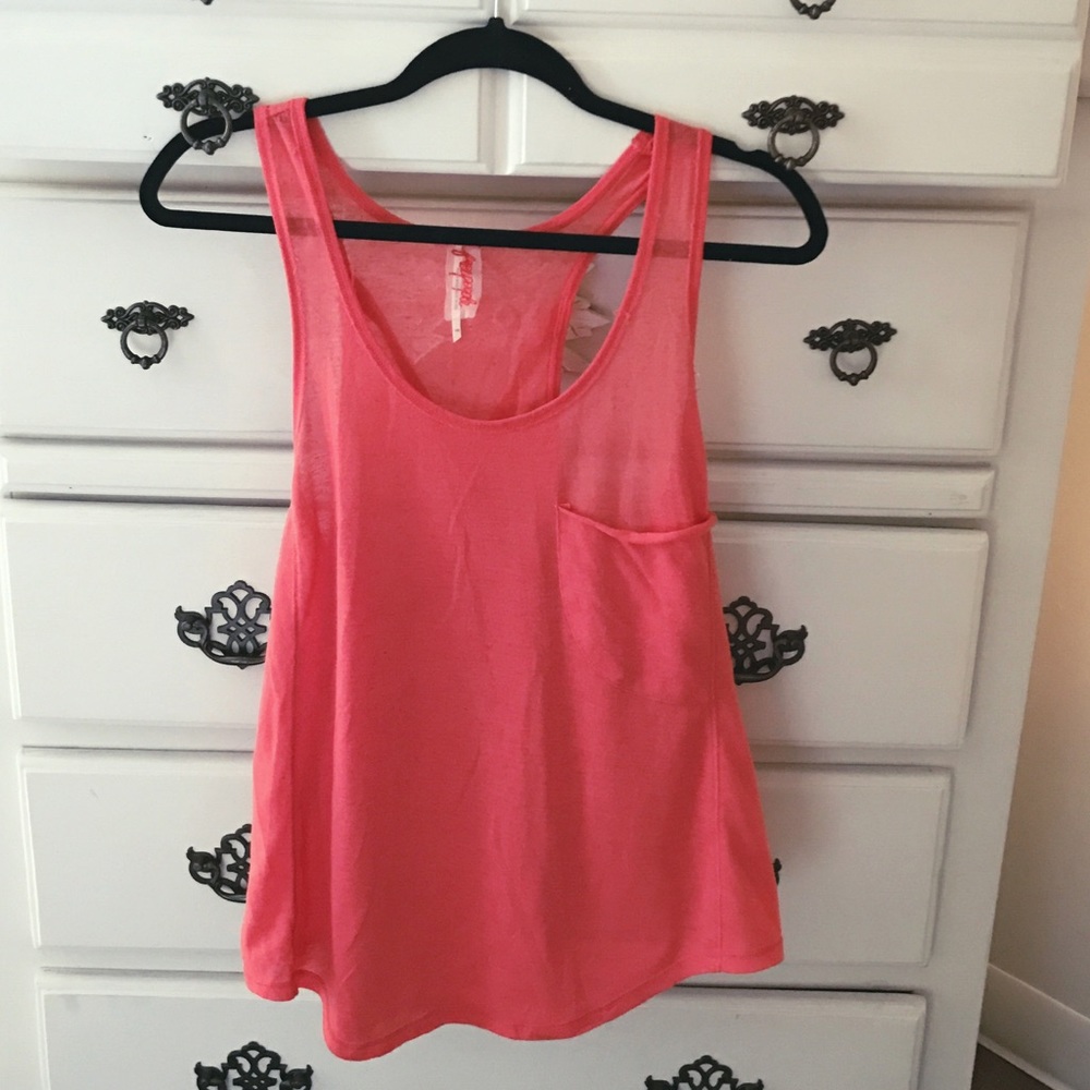 Free People Coral Tank