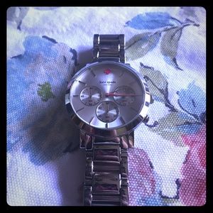 Kate Spade Silver Tone Gramercy Grand Watch Kate Spade Silver Tone Gramercy Grand Watch