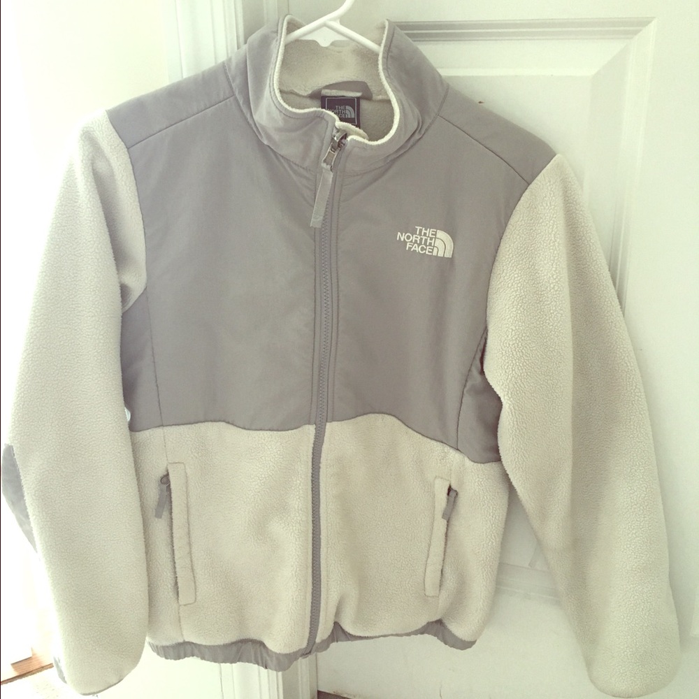 White North Face jacket