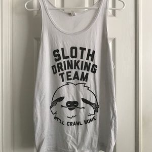 Sloth Drinking Team Tank